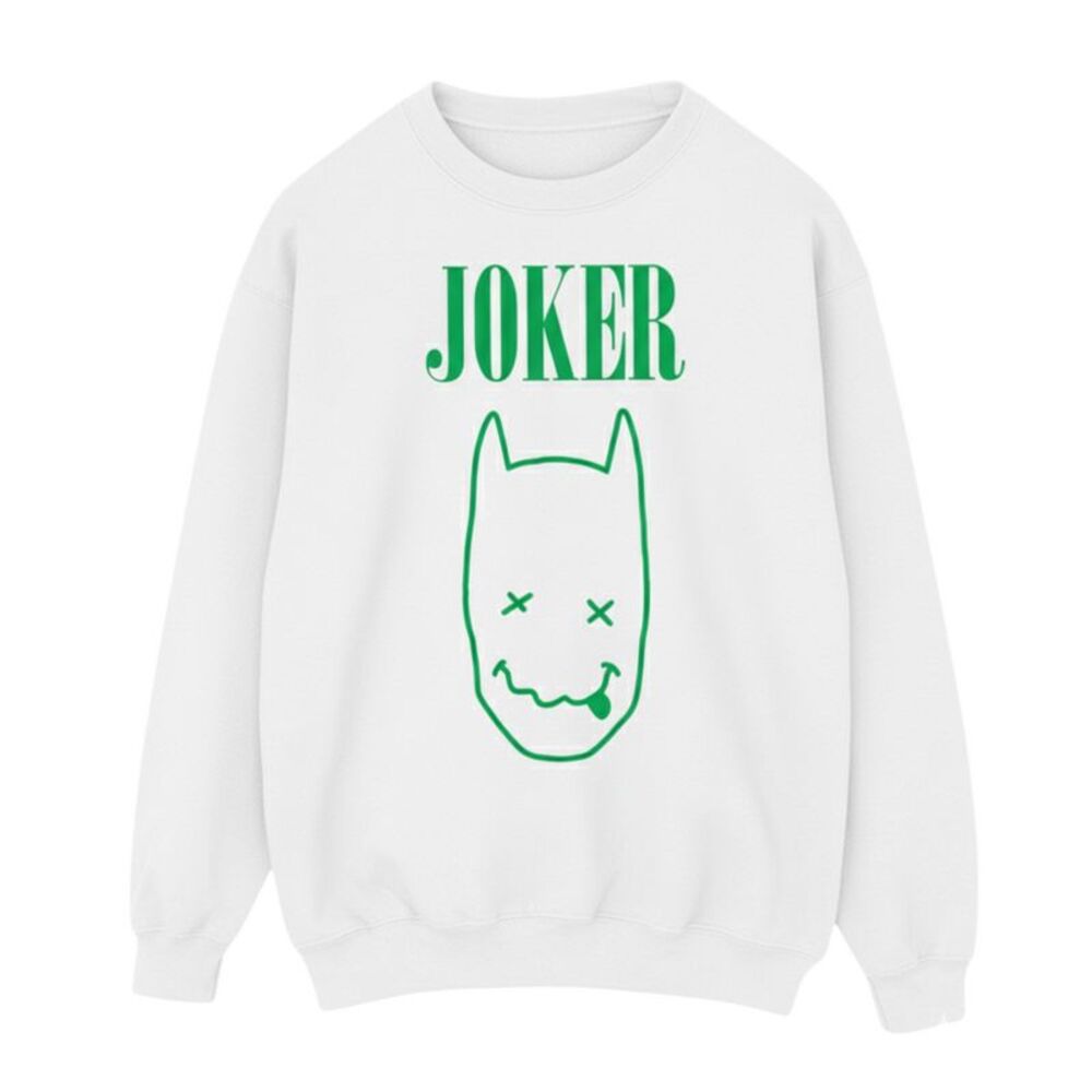 Batman Mens Joker Sweatshirt / White